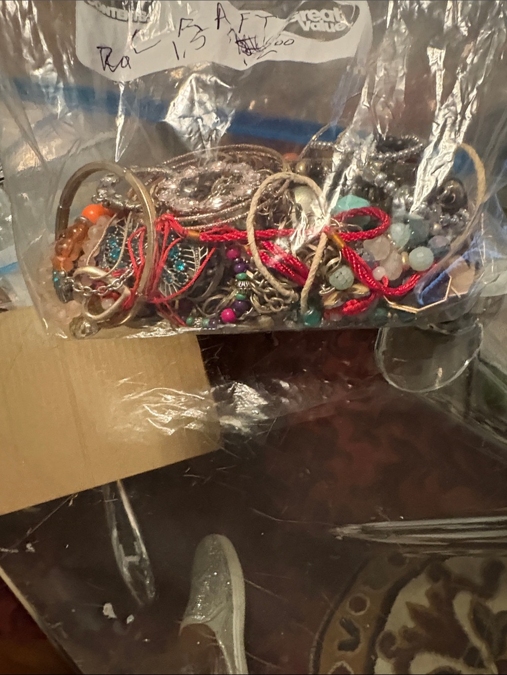 All Wearables Mixed Costume Jewelry Lot I with Colorful Beads and Bangles